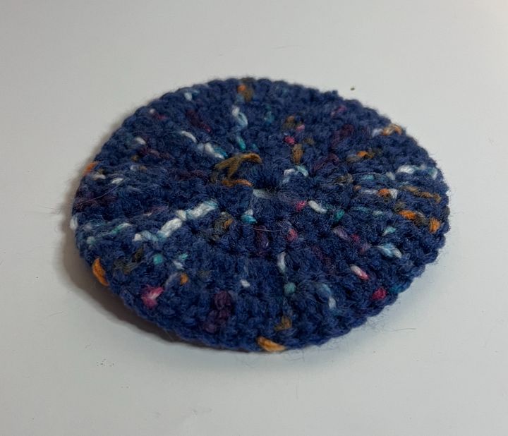 Blue crochet coasters 4 pack product image (2)
