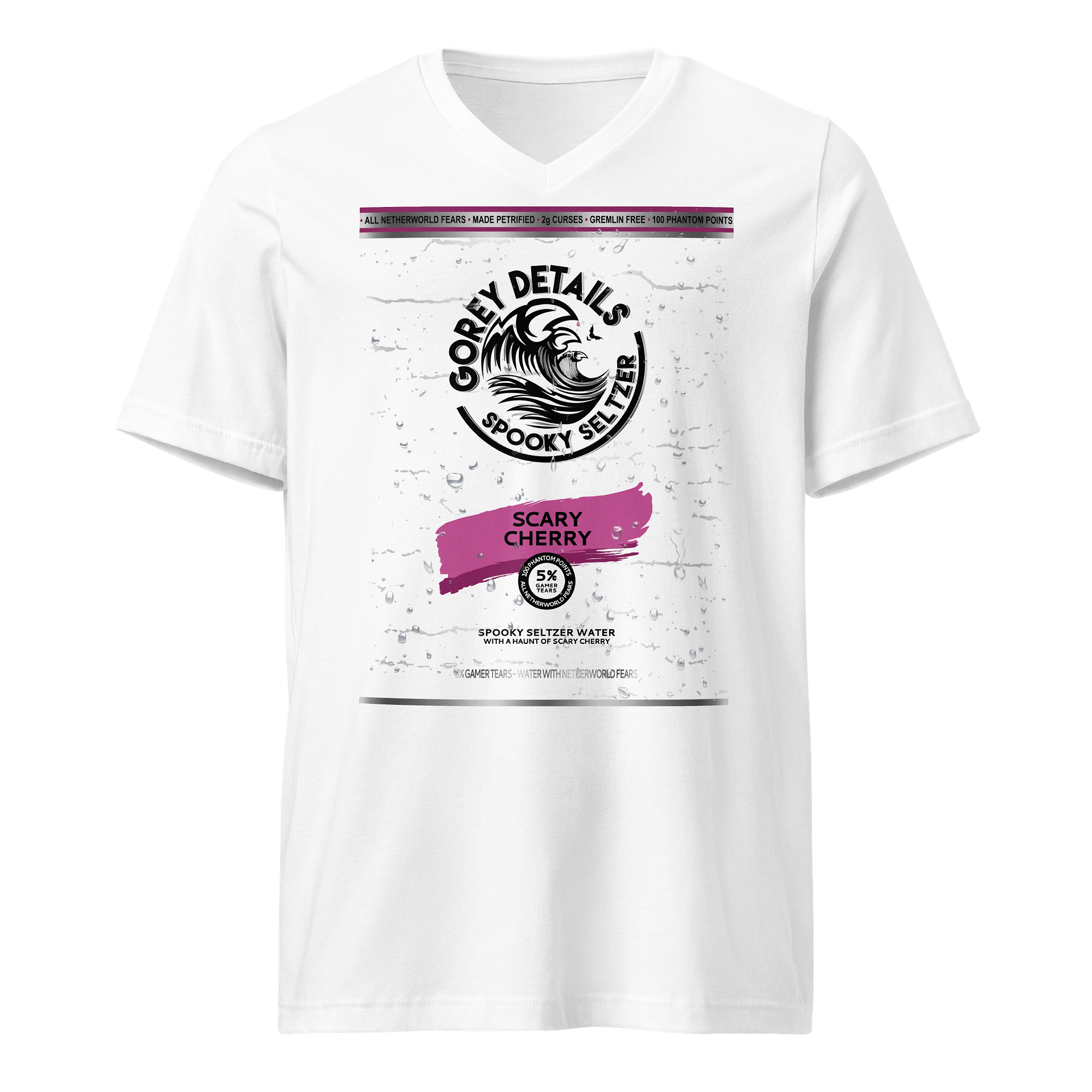 Spooky Seltzer - Bella+Canvas Short Sleeve V-Neck Jersey T-Shirt product image (7)