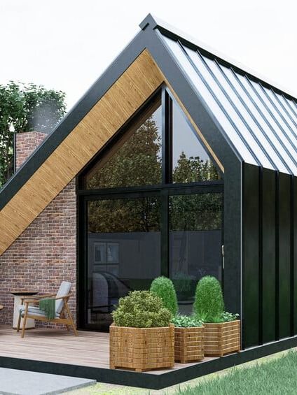 A Frame House 010 - Drawings\Blueprints CAD + PDF + 3D Model product image (1)