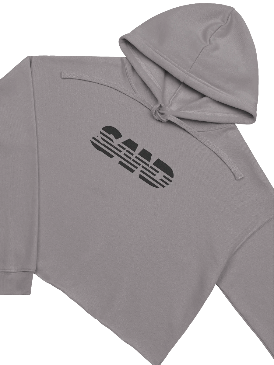 Black SAND Crop Hoodie product image (2)