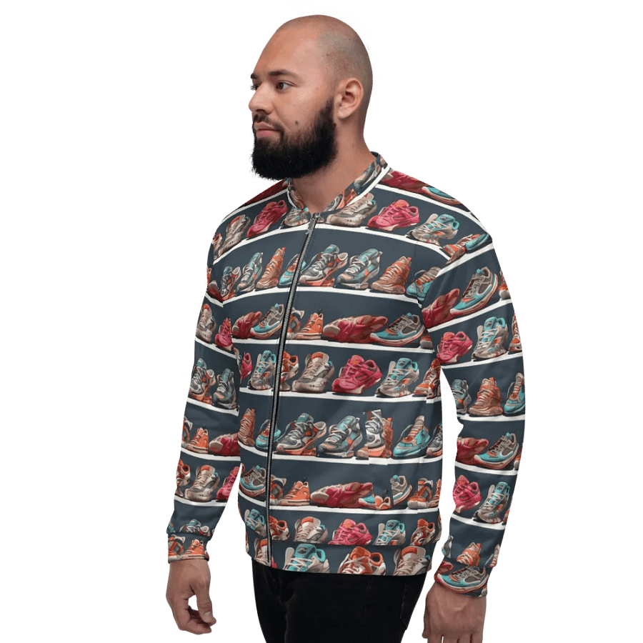 Sneakers Pattern All Over Print Jacket product image (5)