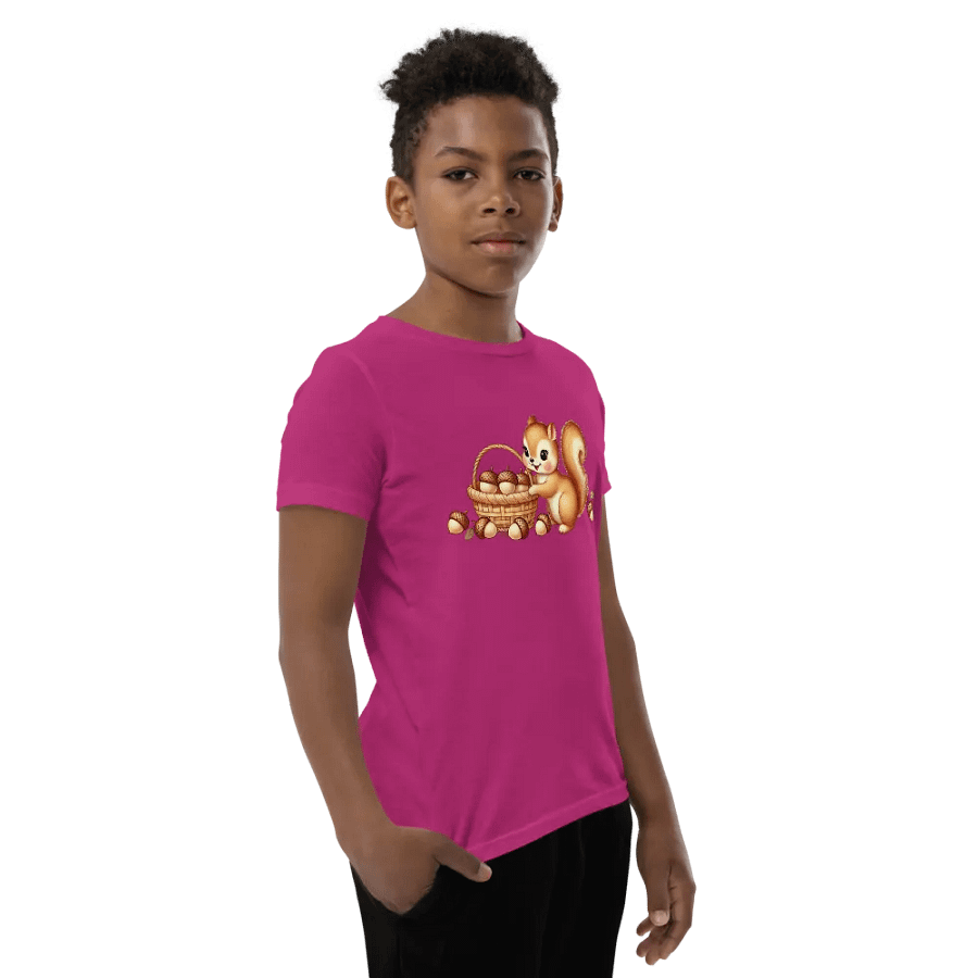 Fluffy Tailed Squirrel Kids T-Shirt product image (54)