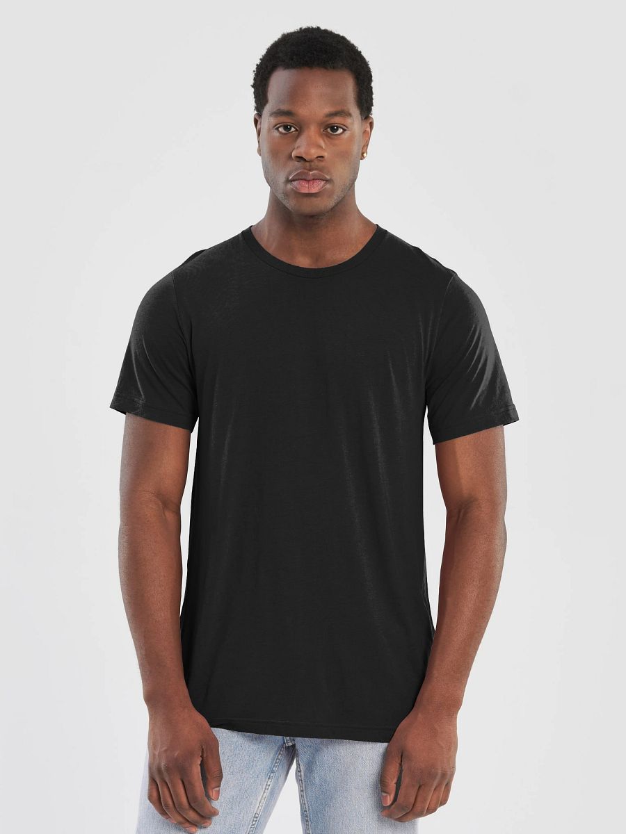 Plain Color Charcoal Black T-Shirt product image (1)