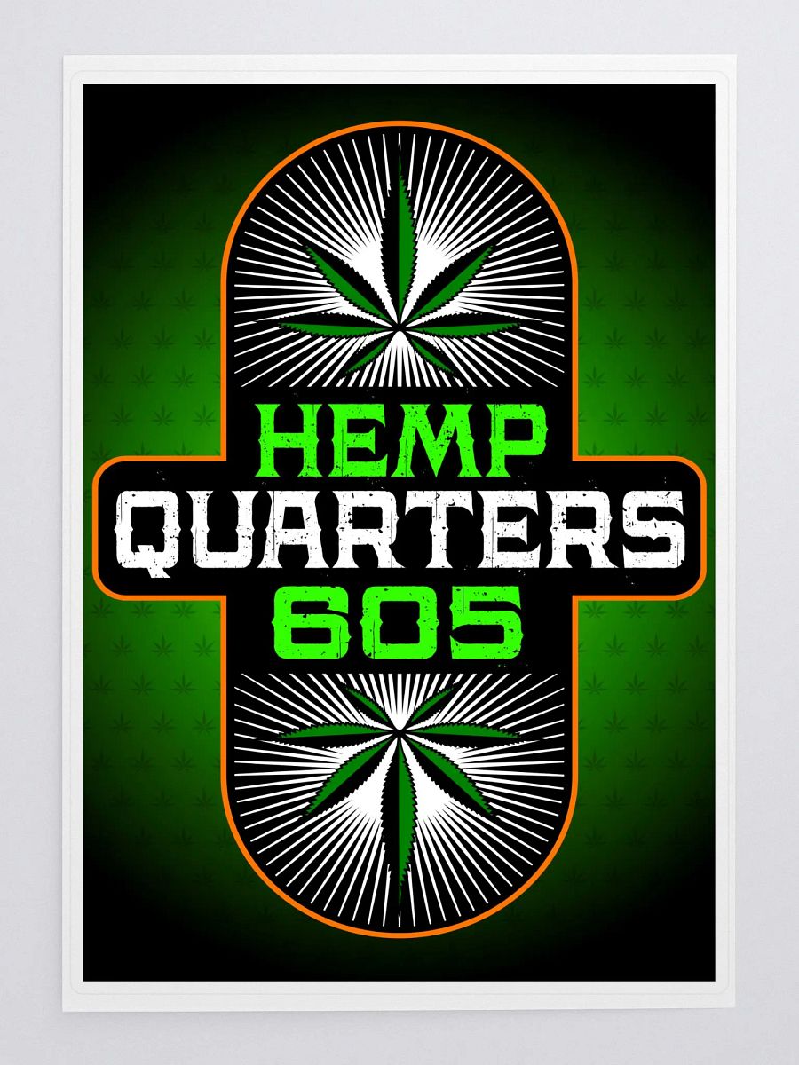Hemp Quarters Sticker (5.83