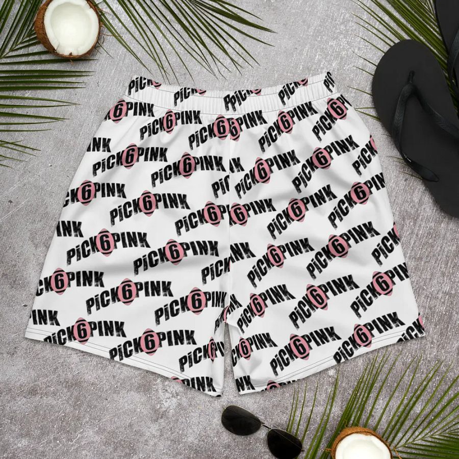 Pick 6 Pink White Athletic Shorts product image (8)