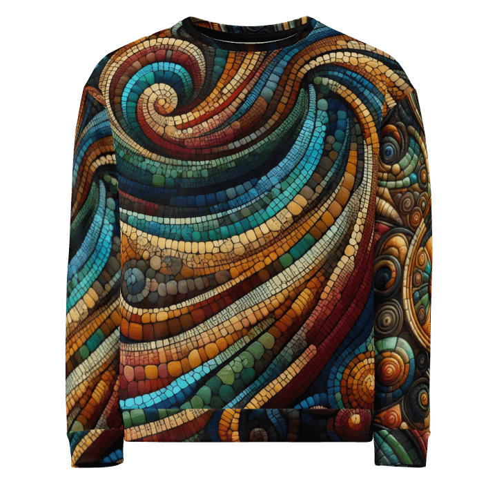 Colorful Patterns - All-Over Unisex Sweatshirt #3 product image (1)