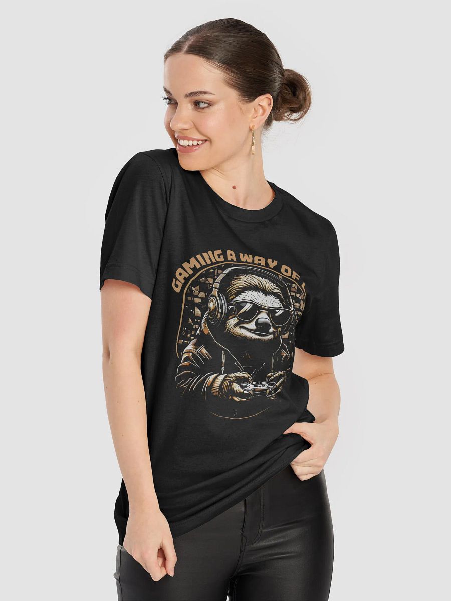 Gaming A Way of Life T-Shirt - Sloth Gamer T-Shirt product image (4)