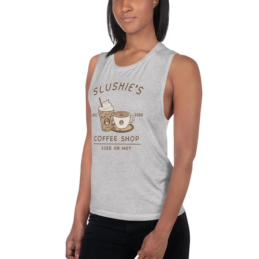 Slushie's Coffee Shop (Brown) | Women's Muscle Tank product image (3)