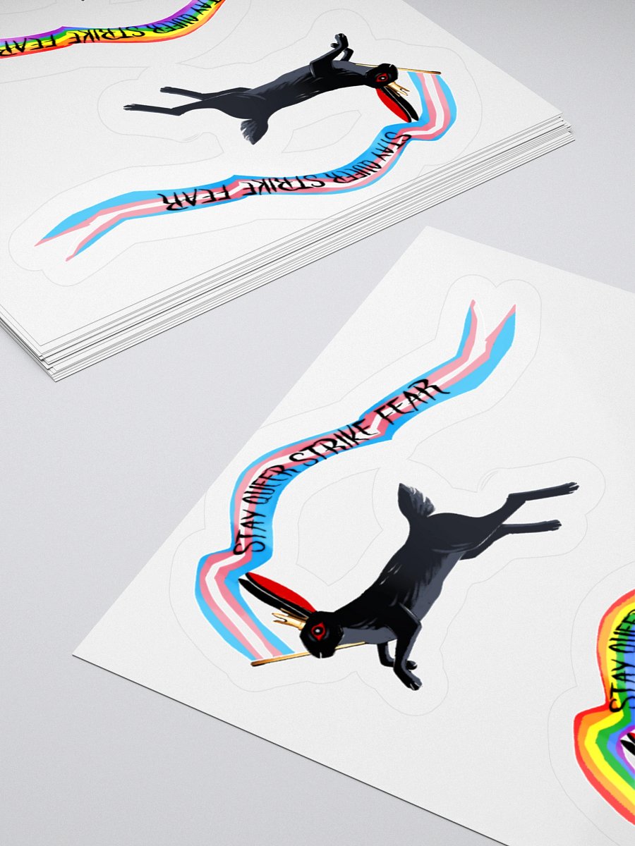 Stay queer strike fear - stickers product image (12)