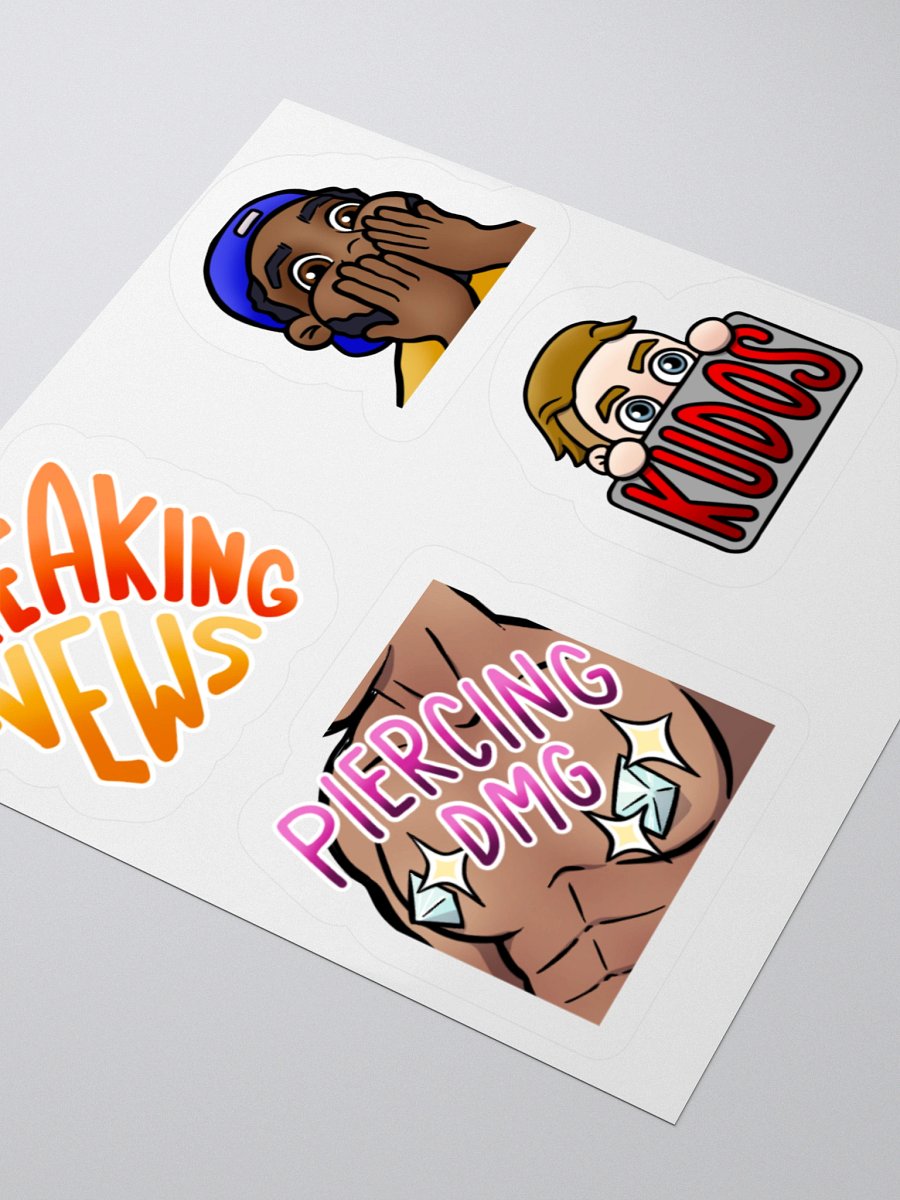 Crit Hit Emotes Stickers product image (7)