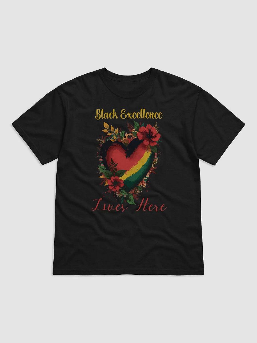 Black Excellence Lives Here T-Shirt product image (7)
