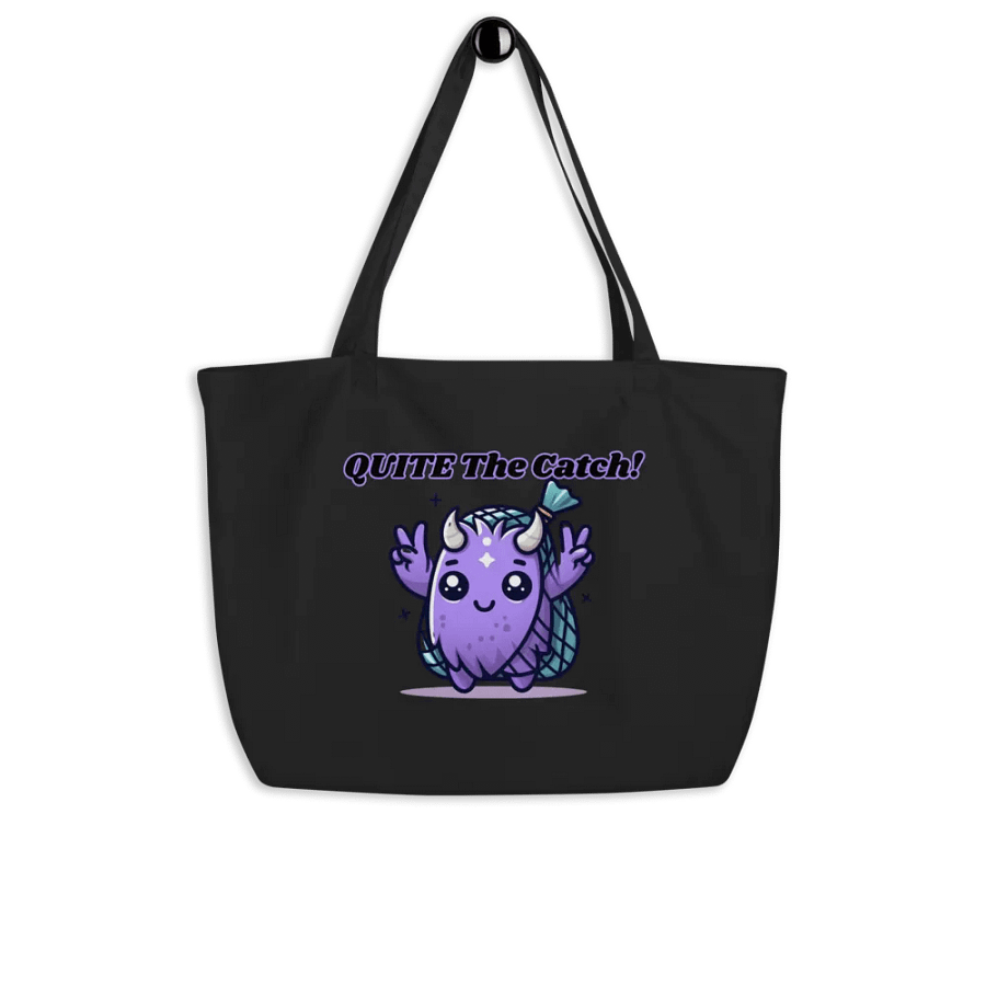 'QUITE The Catch!' Mawnster Tote Bag product image (4)