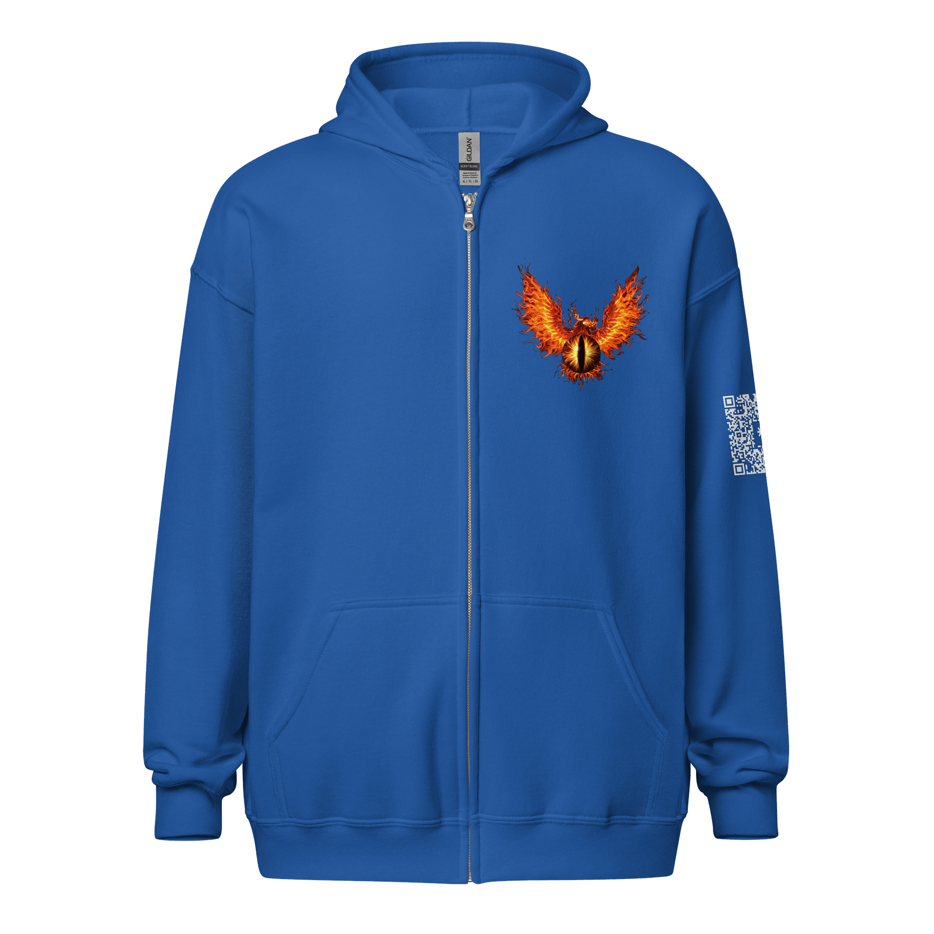 Gildan Zip-up Hoodie in Royal product image (1)