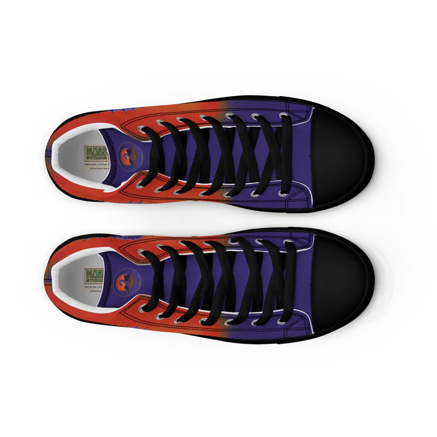 Dragon Sunburst High Top Canvas Shoes product image (9)
