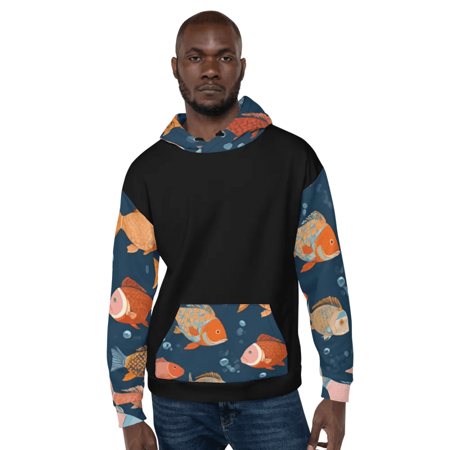 Colorful Fish Unisex Hoodie product image (6)