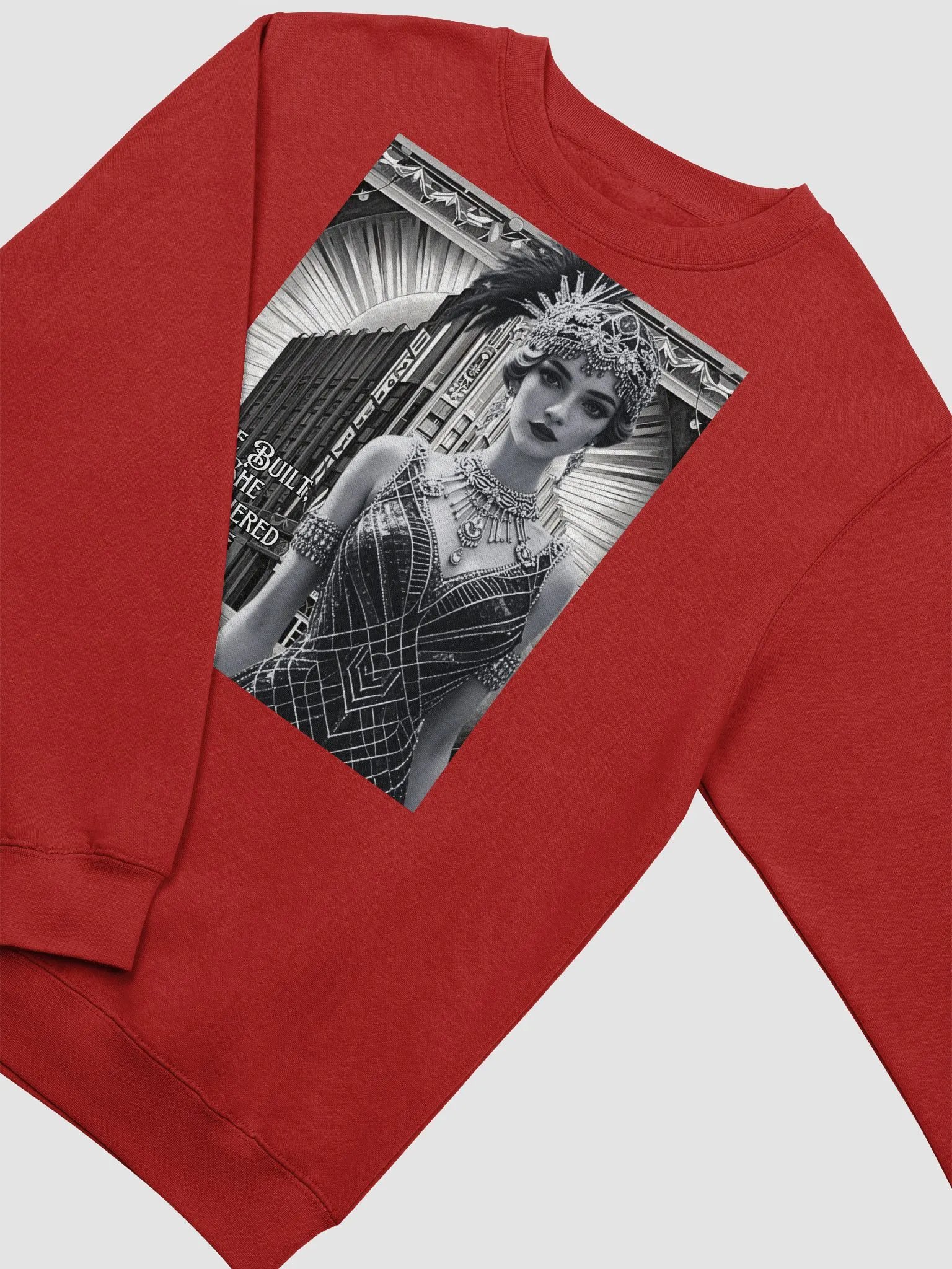 She Built, She Conquered, She Shined – 1920s Glamour Sweatshirt product image (19)
