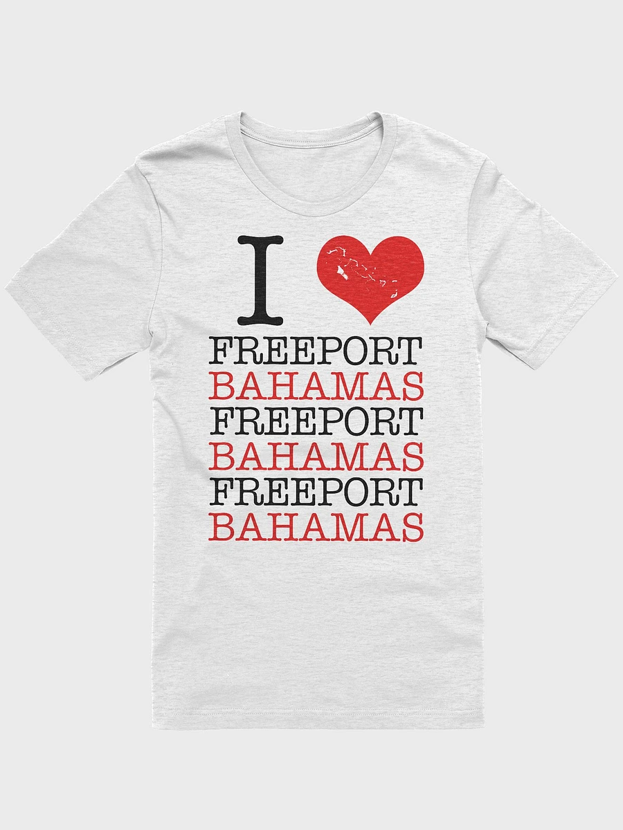 Bahamas Shirt : I Love Freeport Grand Bahama Bahamas : Heart Bahamas Map product image (2)