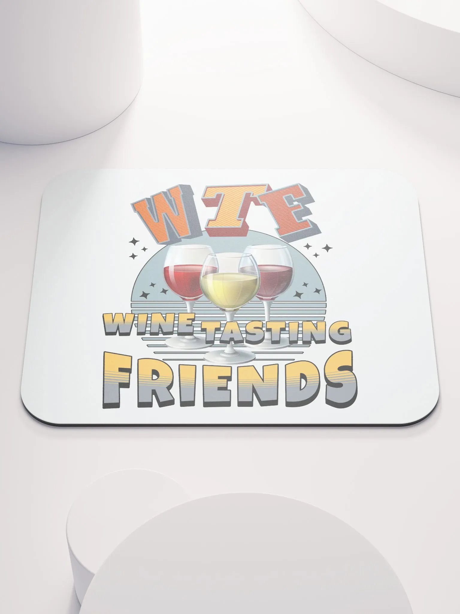 WTF Wine Tasting Friends Mouse Pad product image (3)