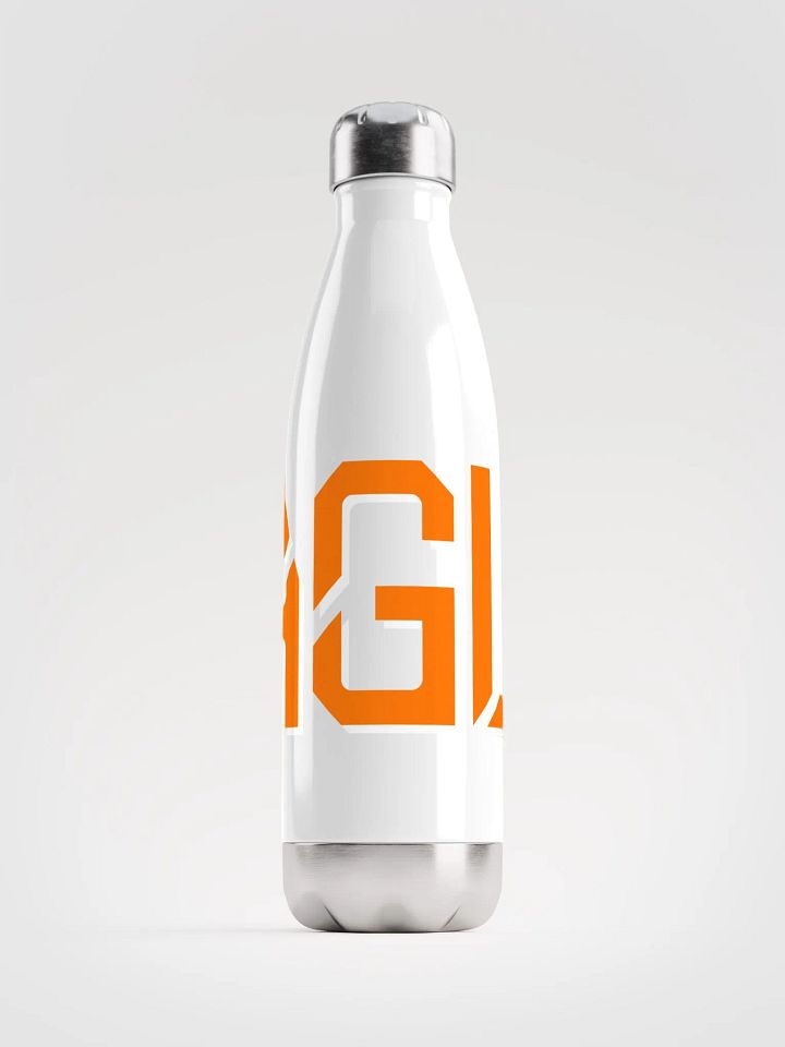 AGL Text Stainless Steel Bottle - Orange product image (1)