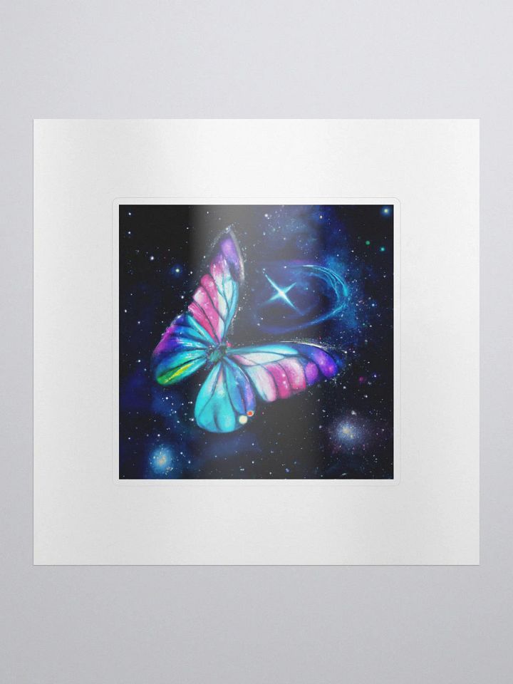 Cute Galactic Butterfly Alpha Sticker product image (1)