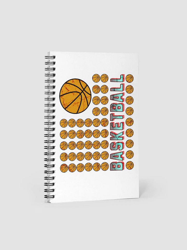 US Flag Basketball Hoops Galore Spiral Notebook product image (1)