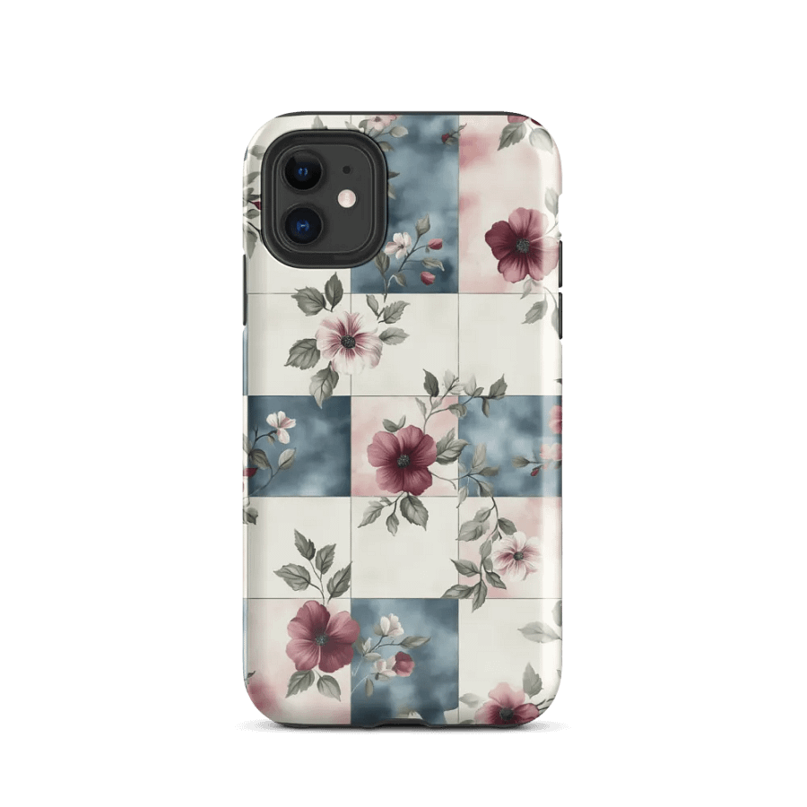 Floral Tiles - Tough Phone Case product image (2)
