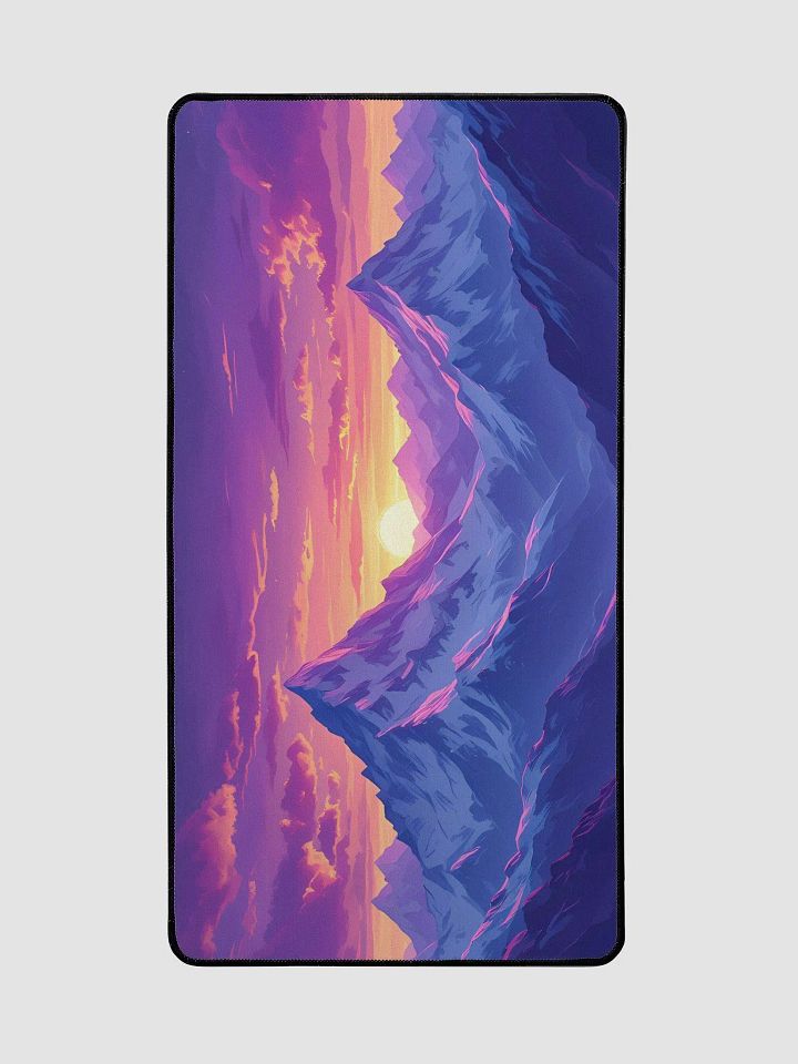 Colorful Mountains cape Desk Mat product image (2)