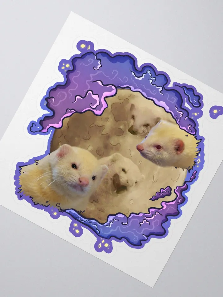 Floof Moon - Sticker product image (6)