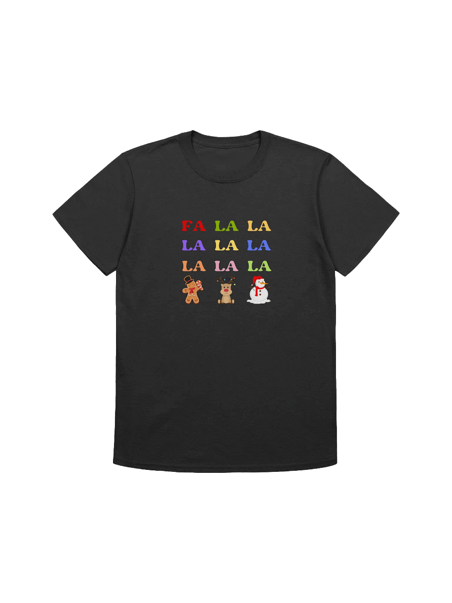 Cute Rudolph, Gingerbread Man, and Snowman Christmas Unisex T-Shirt product image (1)