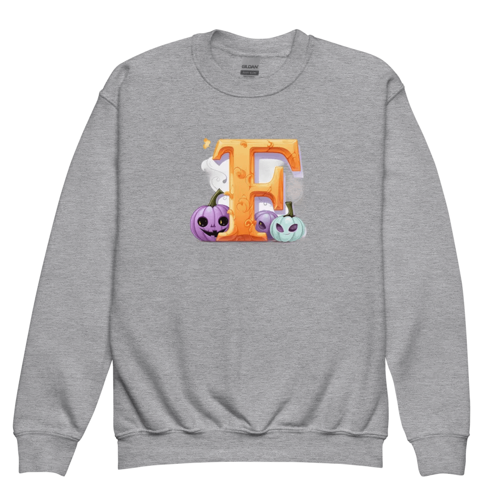 Cute Halloween Monogram Letter F Sweatshirt product image (3)