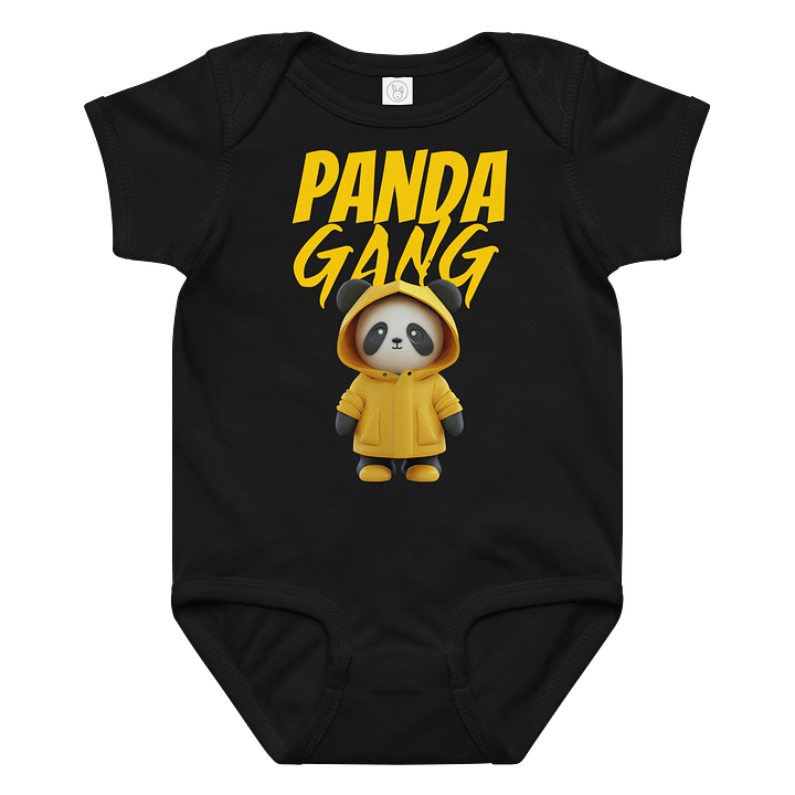 PANDA GANG Baby Jersey Bodysuit product image (1)