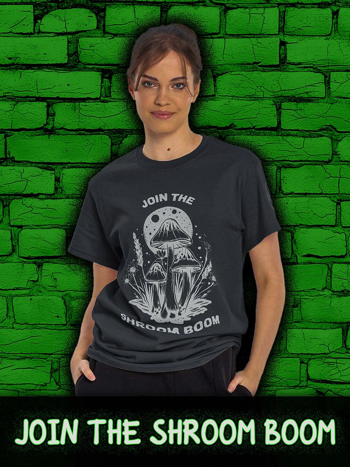 JOIN THE SHROOM BOOM Heavyweight T-Shirt product image (2)