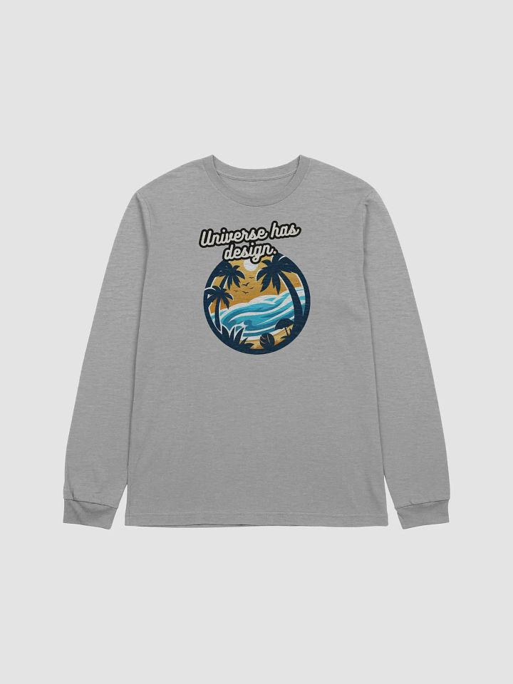 Celestial Beach Long Sleeve Tee | motto universe has design product image (6)