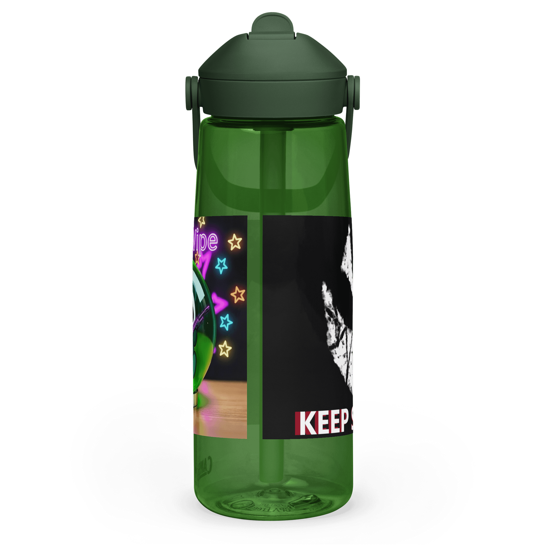 Smiling Panda Crystal Ball Water Bottle product image (3)