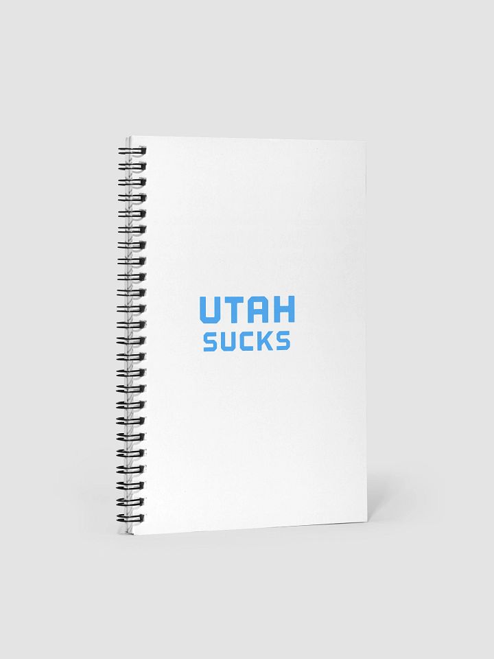 Utah Sucks Spiral Notebook product image (1)