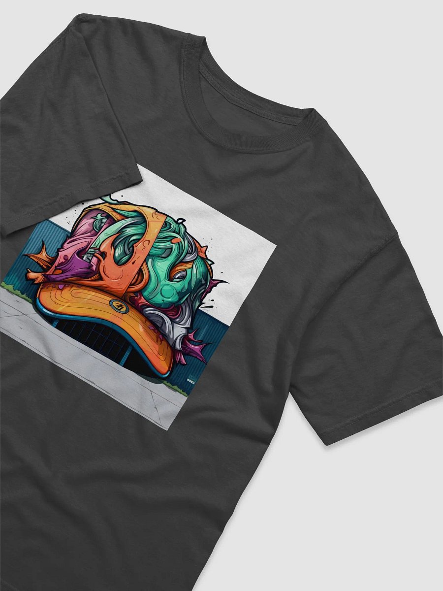 Shirt with a Graffiti Hat On it product image (3)