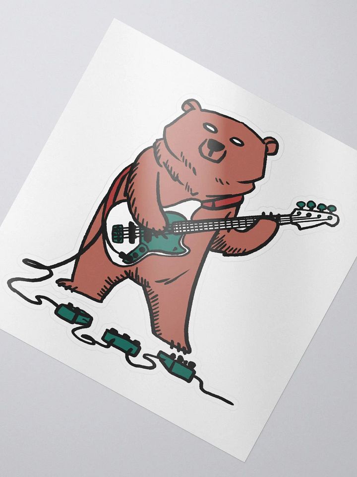Bass Bear (california) - sticker product image (2)
