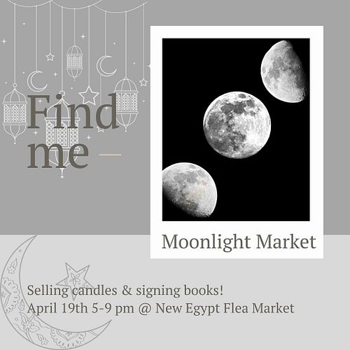 I got accepted to vend at the New Egypt Moonlit Market 🌖!! Come see me! 😊