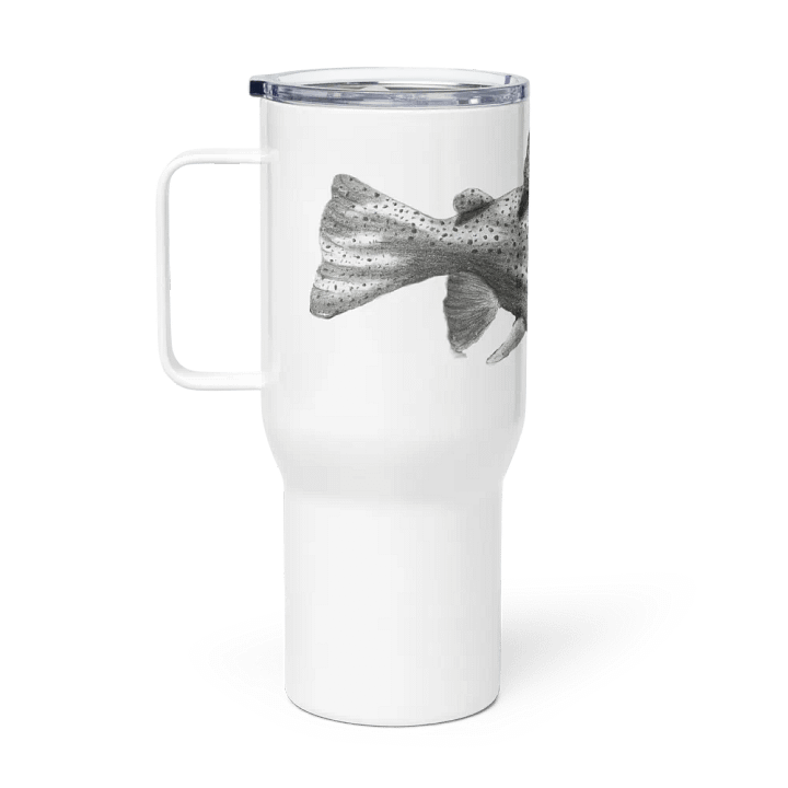 Trout Drawing Travel Cup product image (1)