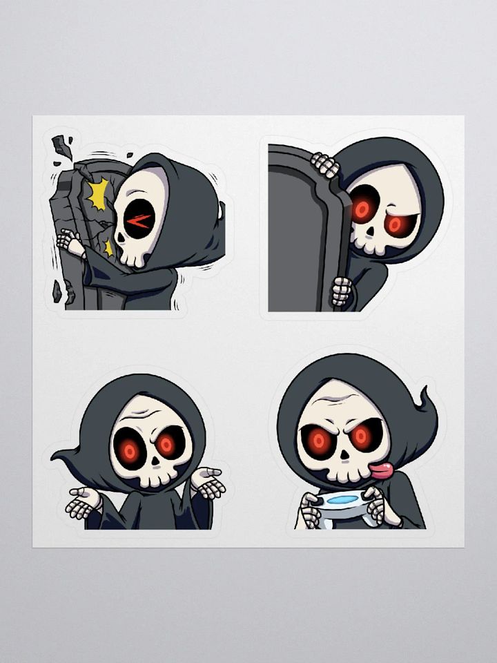 4-Pack Large Todd Emote Stickers - Pack #5 product image (1)