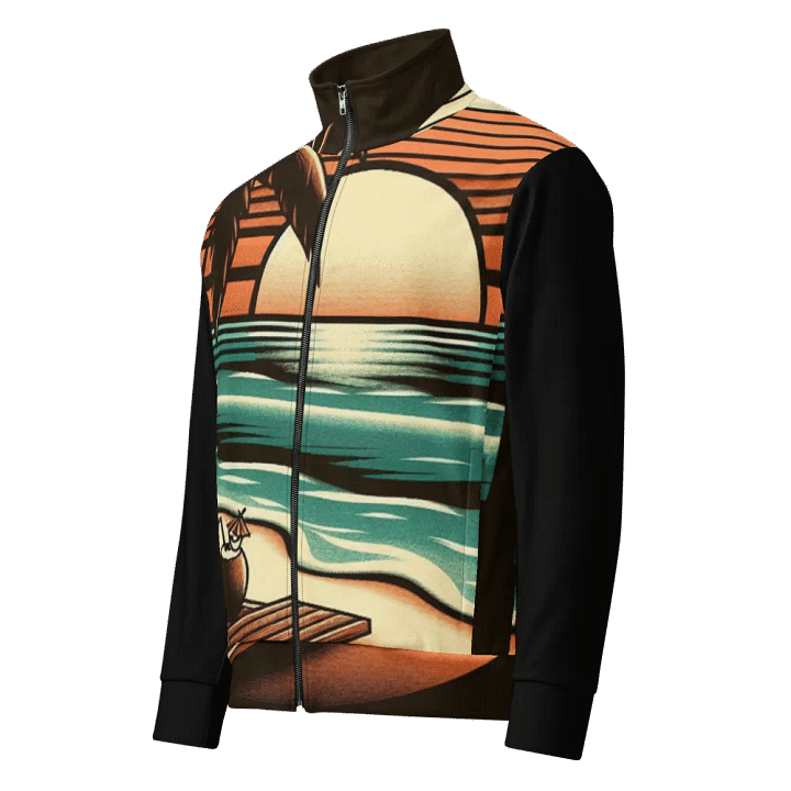 Sunset Serenity Recycled Track Jacket | AI Design product image (1)