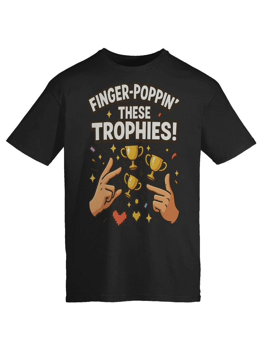 Finger-Poppin’ These Trophies – Funny PlayStation Gamer Achievement T-Shirt product image (9)