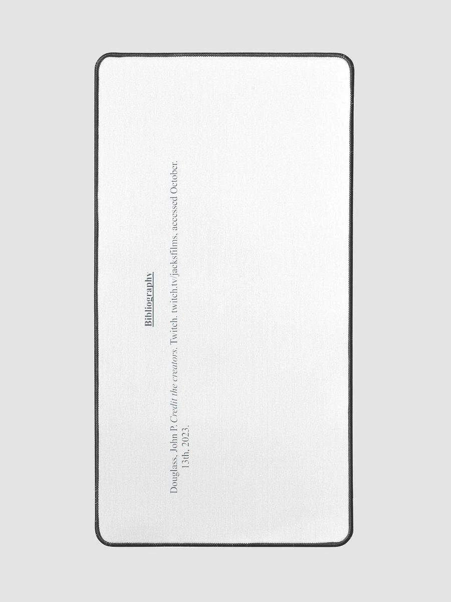 Credit the Creators Bibliography Desk Mat product image (3)