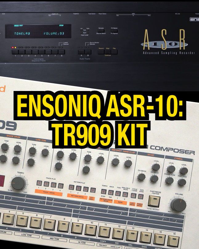 Ensoniq ASR-10: TR909 Kit product image (1)