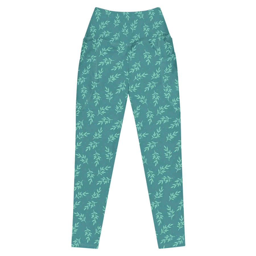 Turq All-Over Print Leggings with Pockets product image (3)