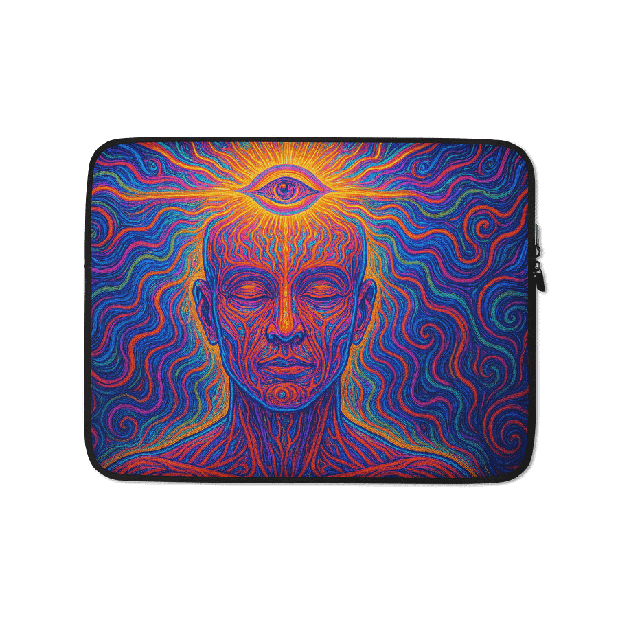 Third Eye Awakening – Psychedelic Visionary Laptop Sleeve product image (1)