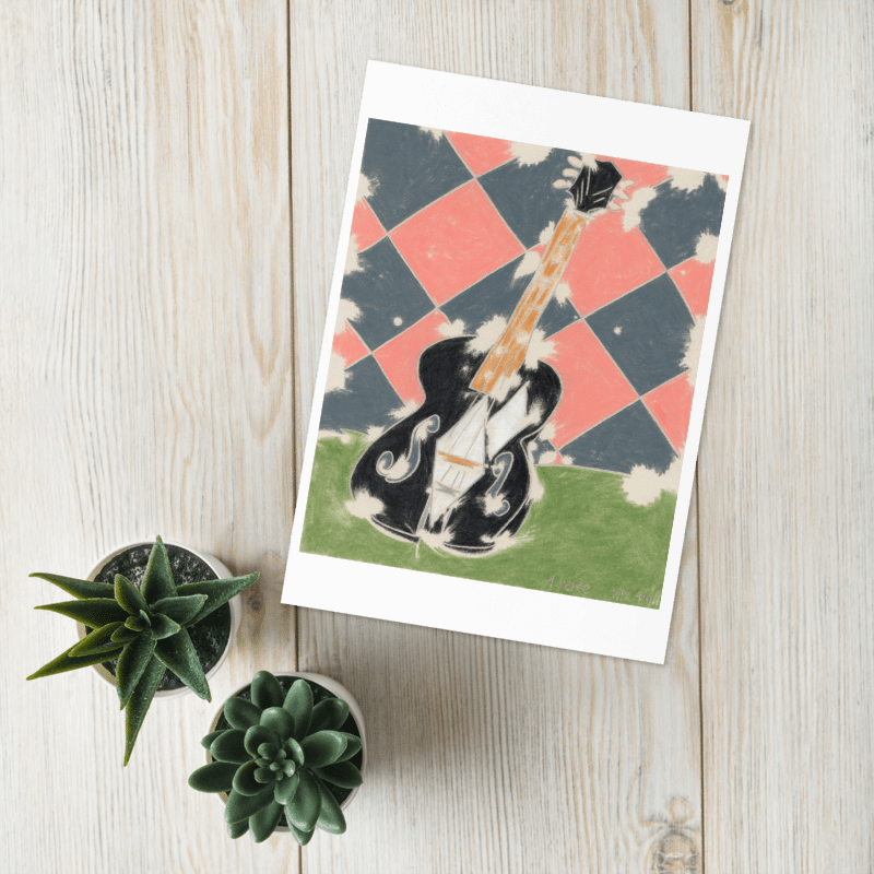 Renee's Guitar Greeting Card product image (10)