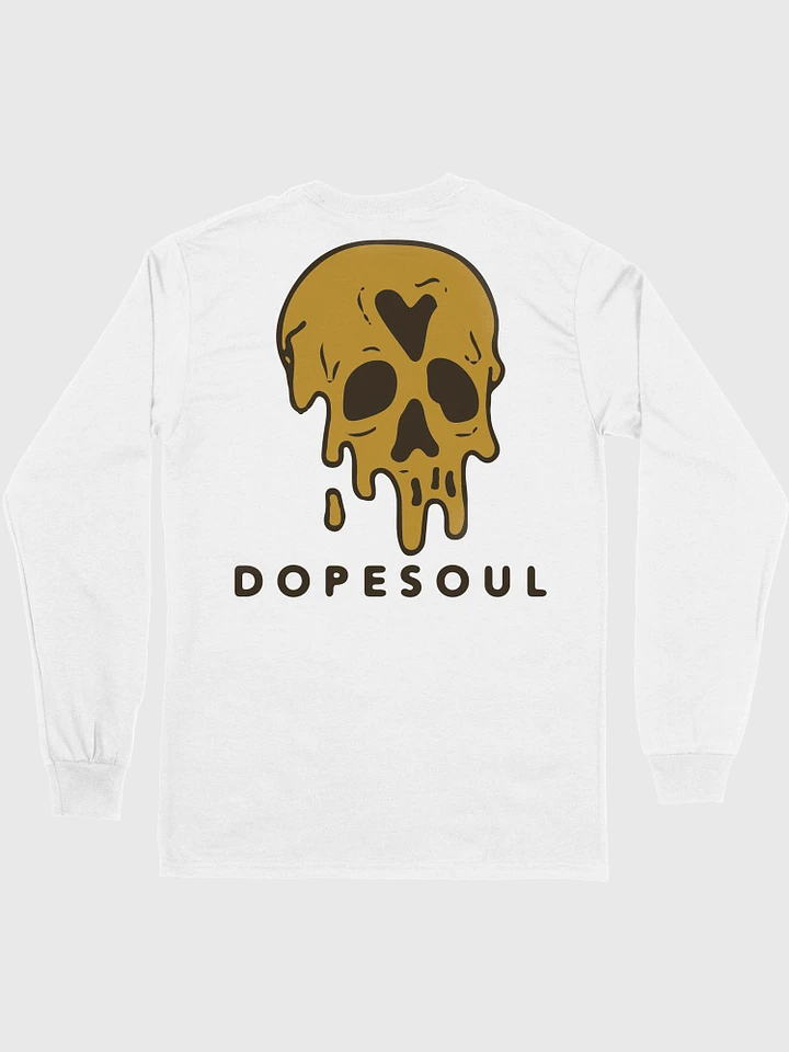 WHITE SKULL AND WORDMARK L/S product image (1)