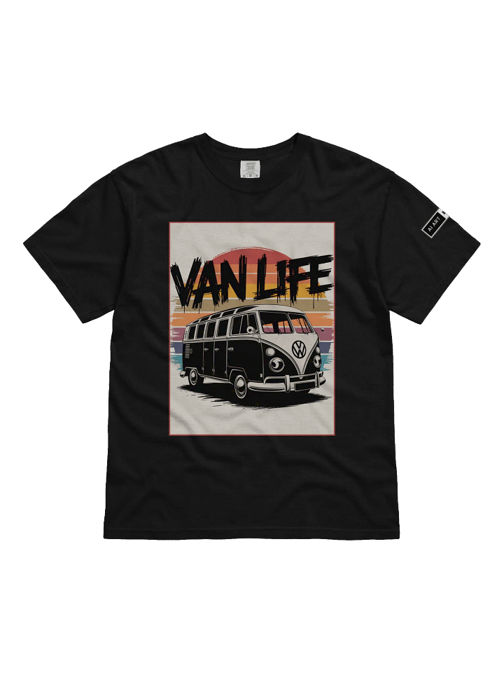 "VAN LIFE" 100% cotton T-shirt product image (3)