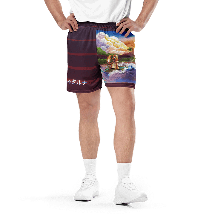 CerettaArt Surfing Firemander Unisex Shorts product image (2)